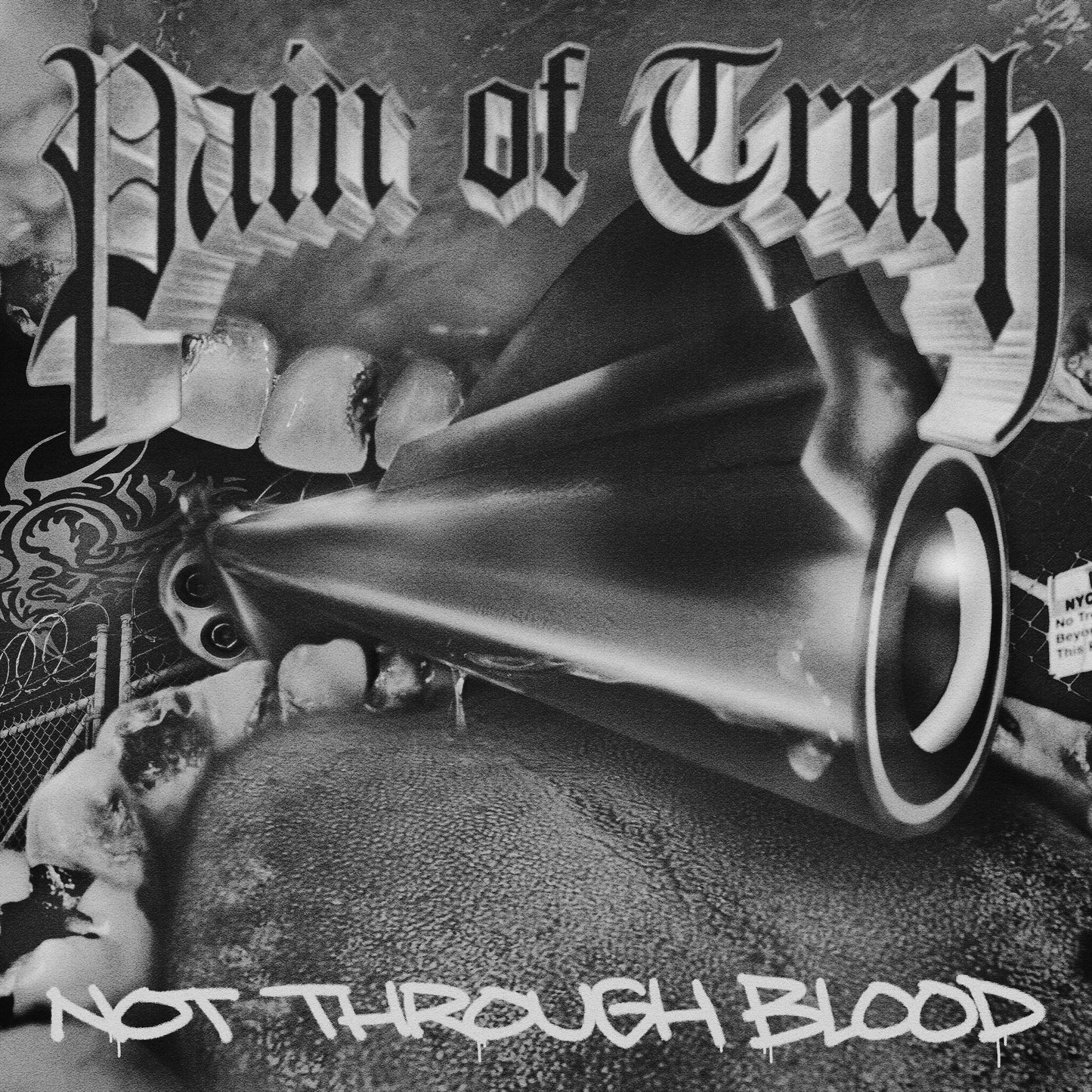 Pain Of Truth- Not Through Blood (Blue Swirl) (DAZE Records) - LP