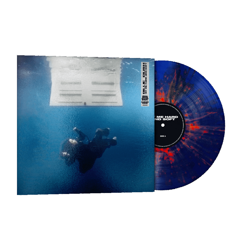 Billie Eilish- HIT ME HARD AND SOFT [Anniversary Edition / Blue & Orange Splatter LP] - LP
