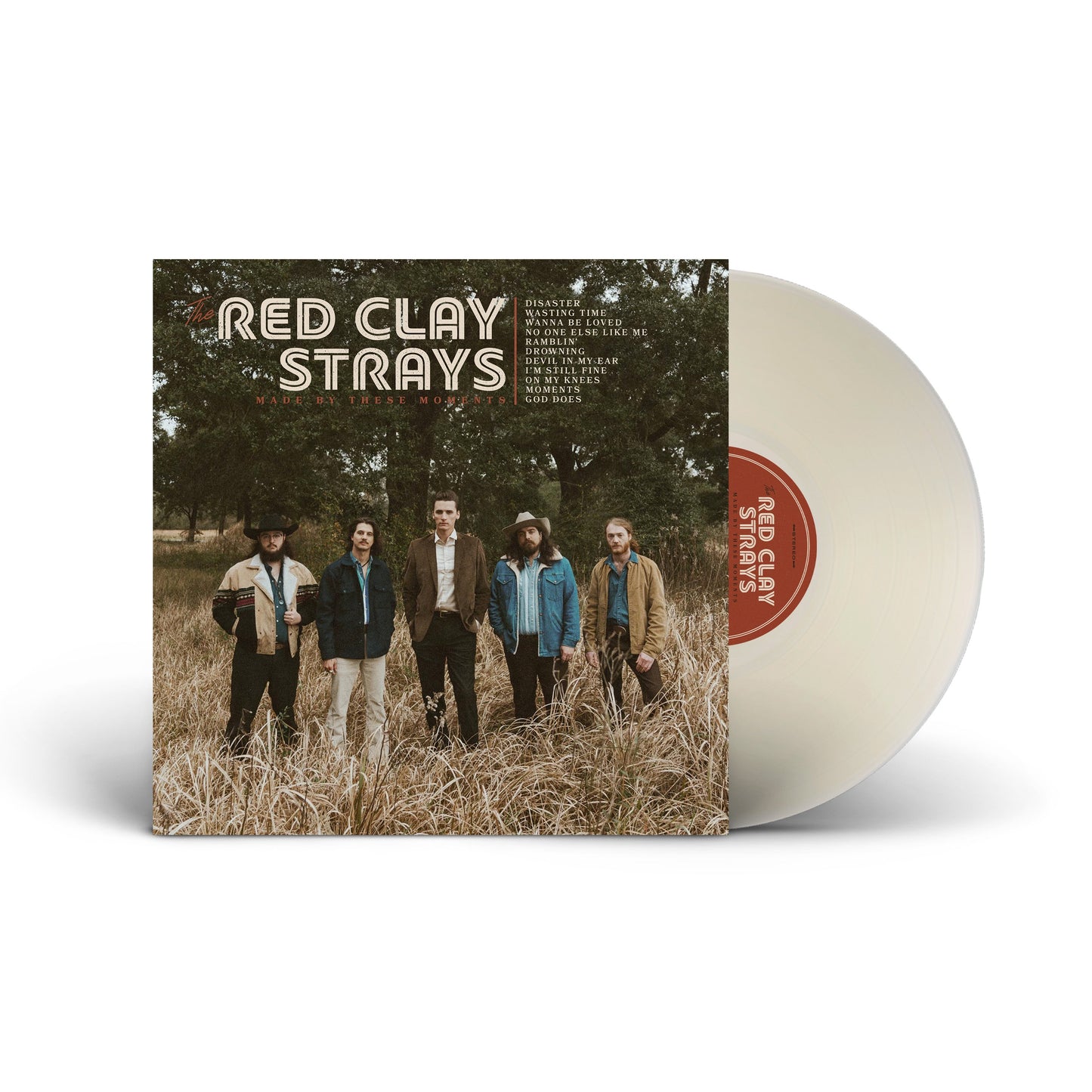 Red Clay Strays- Made By These Moments (Translucent Milky Clear Vinyl) - LP
