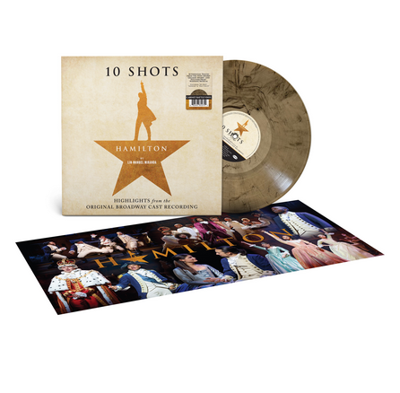 Hamilton: 10 Shots (Highlights from The Original Broadway Cast Recording) (Cabinet Battle Vinyl) - LP