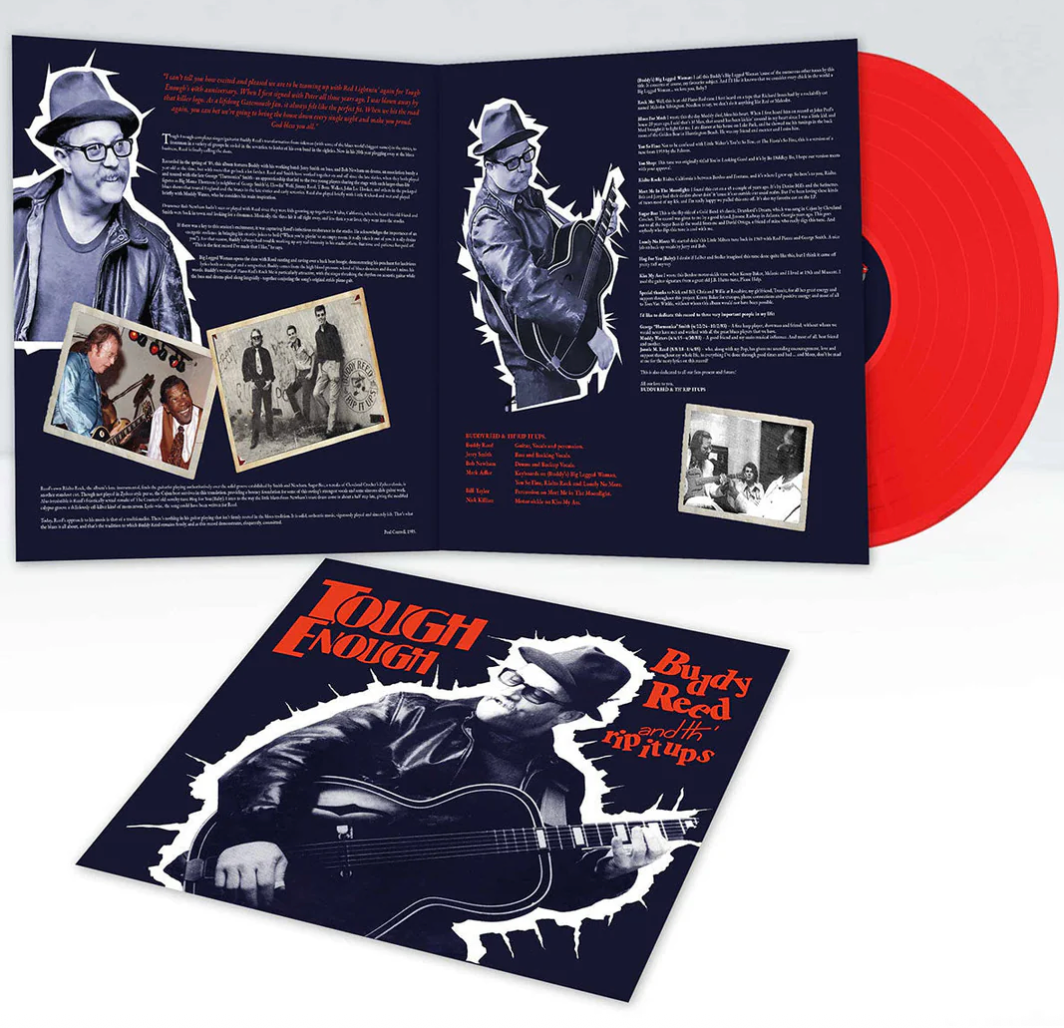Buddy Reed & Th' Rip It Ups - Tough Enough (RSD Black Friday UK) (Translucent Red Vinyl) - LP