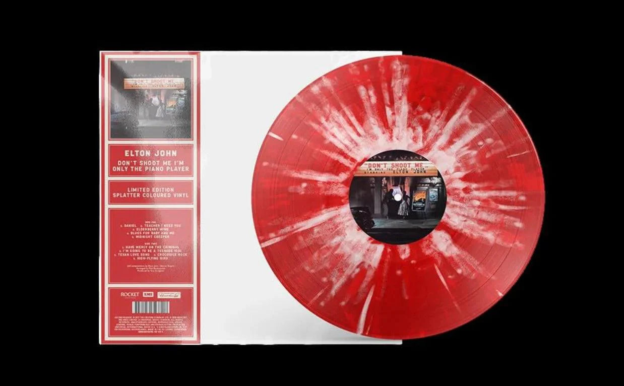 Elton John- Don't Shoot Me I'm Only The Piano Player [Red Splatter 180g LP] - LP