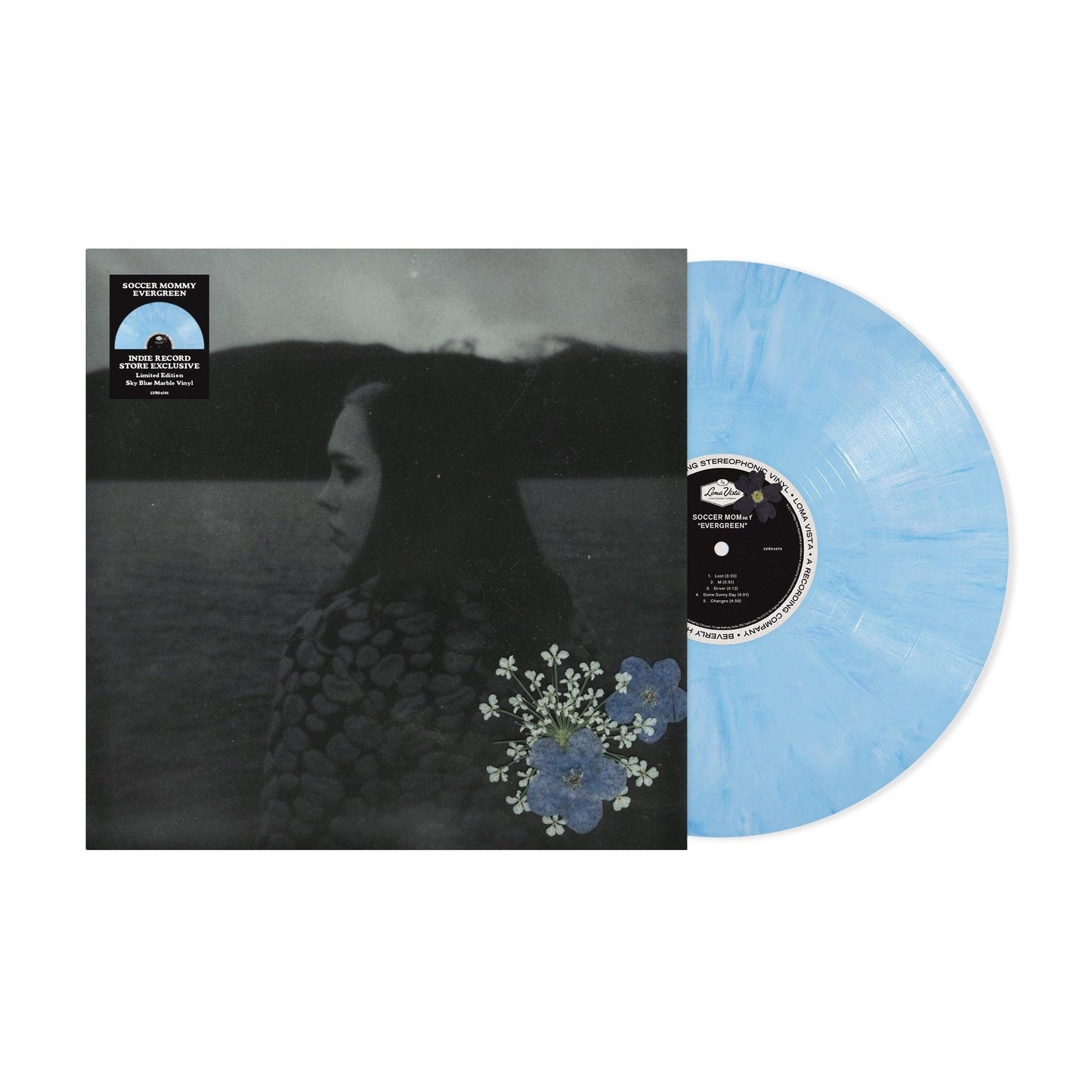 Soccer Mommy- Evergreen [Sky Blue Marble LP] (Indie Exclusive Vinyl) - LP