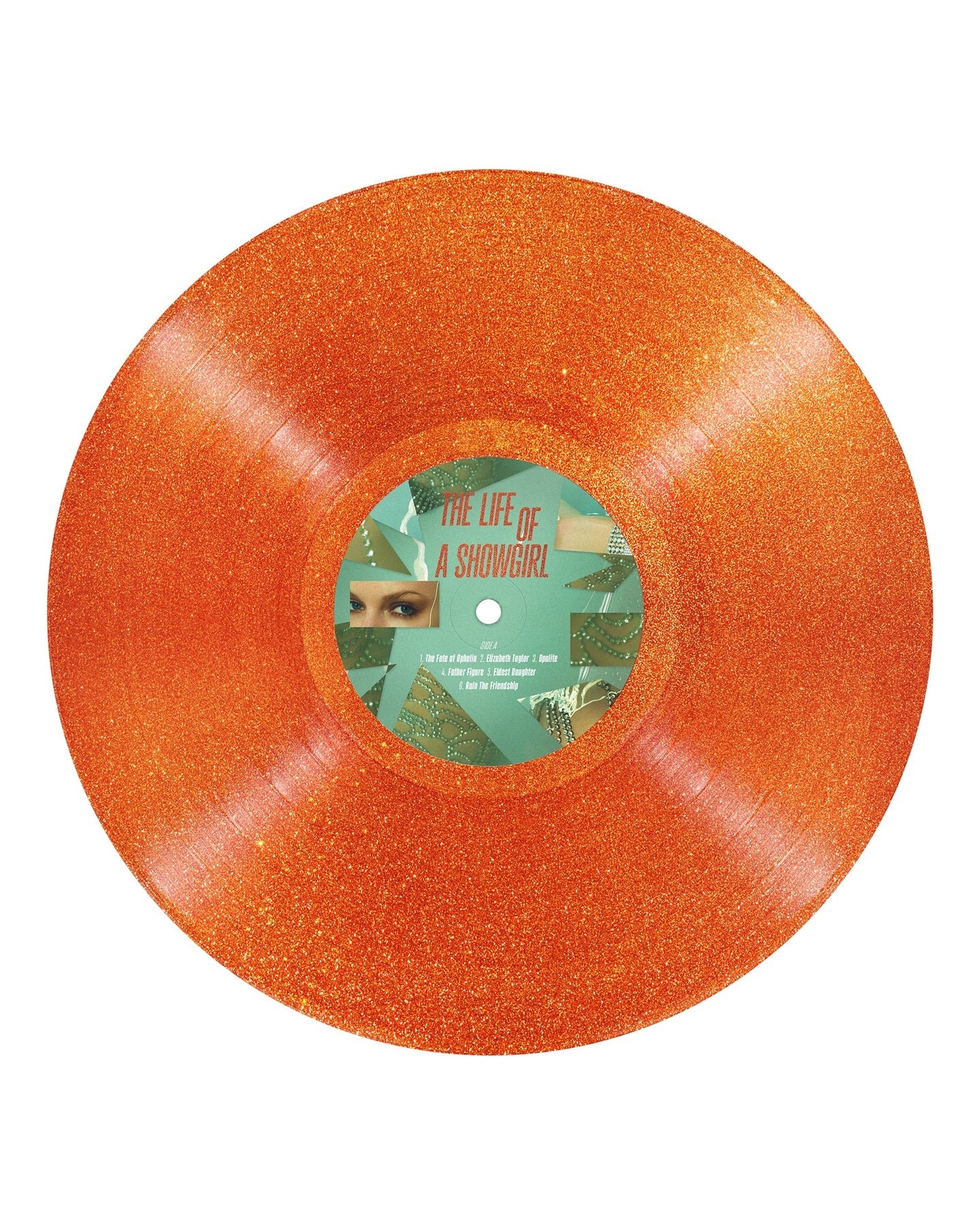 Taylor Swift- The Life of a Showgirl [Sweat and Vanilla Perfume Portofino Orange Glitter Vinyl] - LP