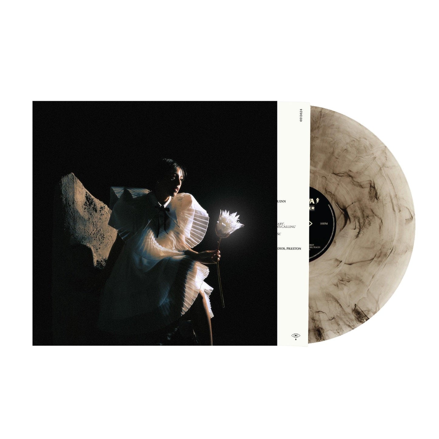 Telenova- Time Is A Flower - Black Marble Colored Vinyl - LP