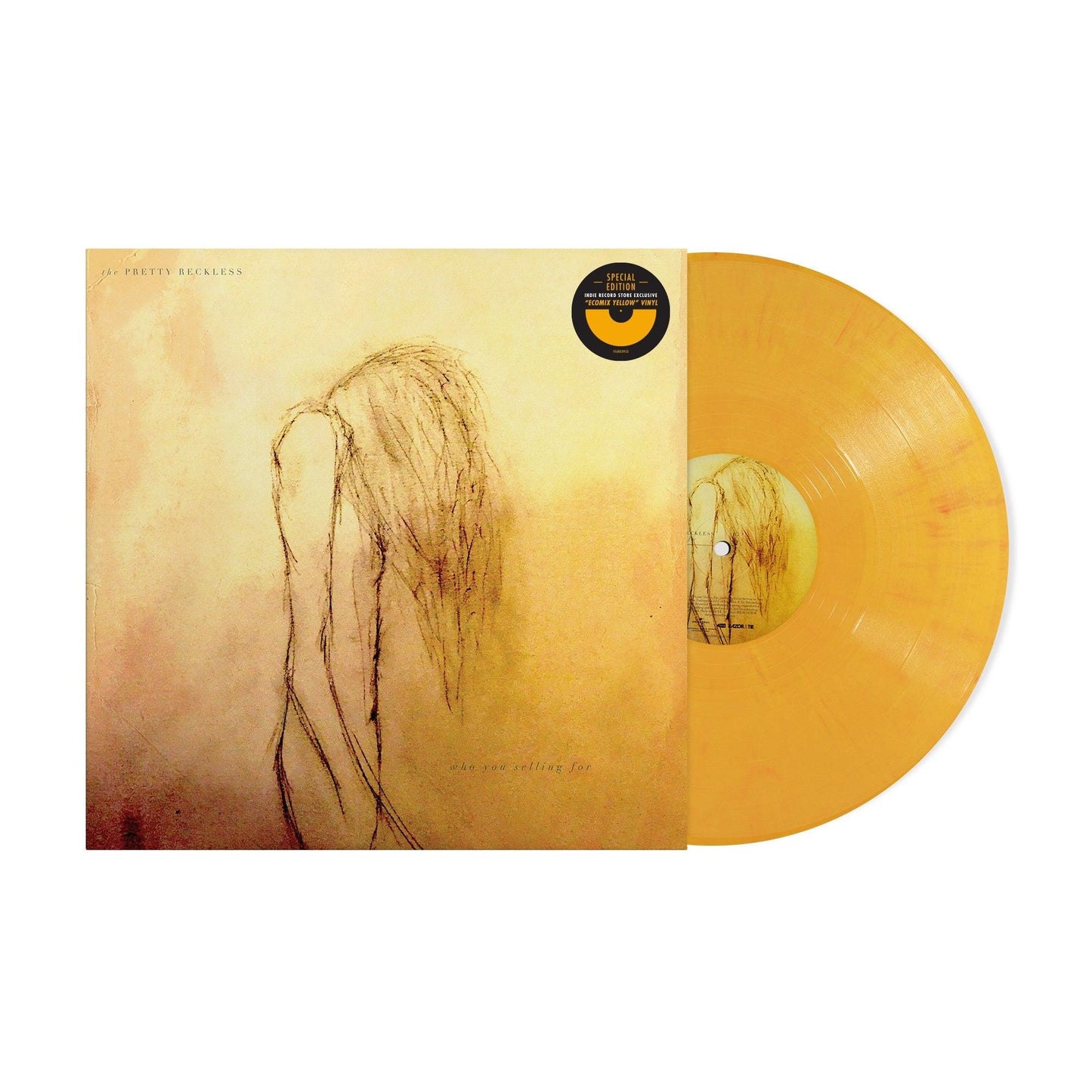 The Pretty Reckless- Who You Selling For [Eco-Mix Yellow 2 LP] (Indie Exclusive Vinyl) - LP