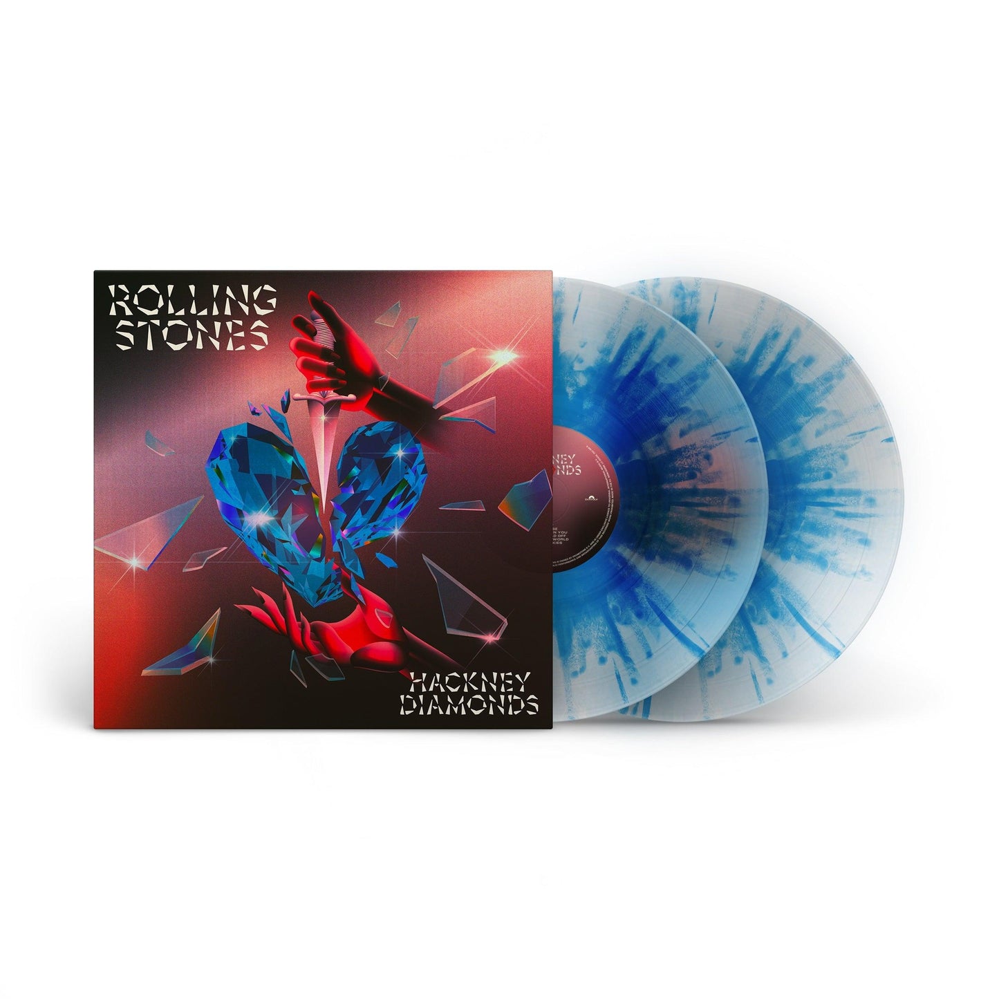 Rolling Stones- Hackney Diamonds (1 Year Anniversary) [Clear/Blue Splatter 2 LP] - LP
