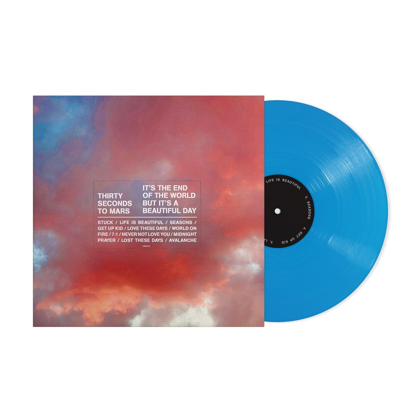 Thirty Seconds To Mars- It's The End Of The World But It's A Beautiful Day [Blue LP] - LP
