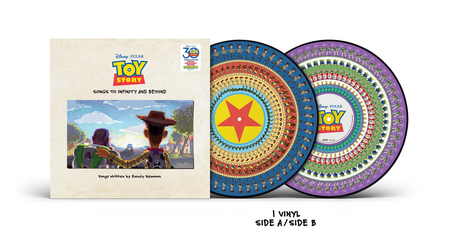 Toy Story: Songs To Infinity & Beyond (Randy Newman) (30th Anniversary Limited Edition Zoetrope Vinyl) - LP