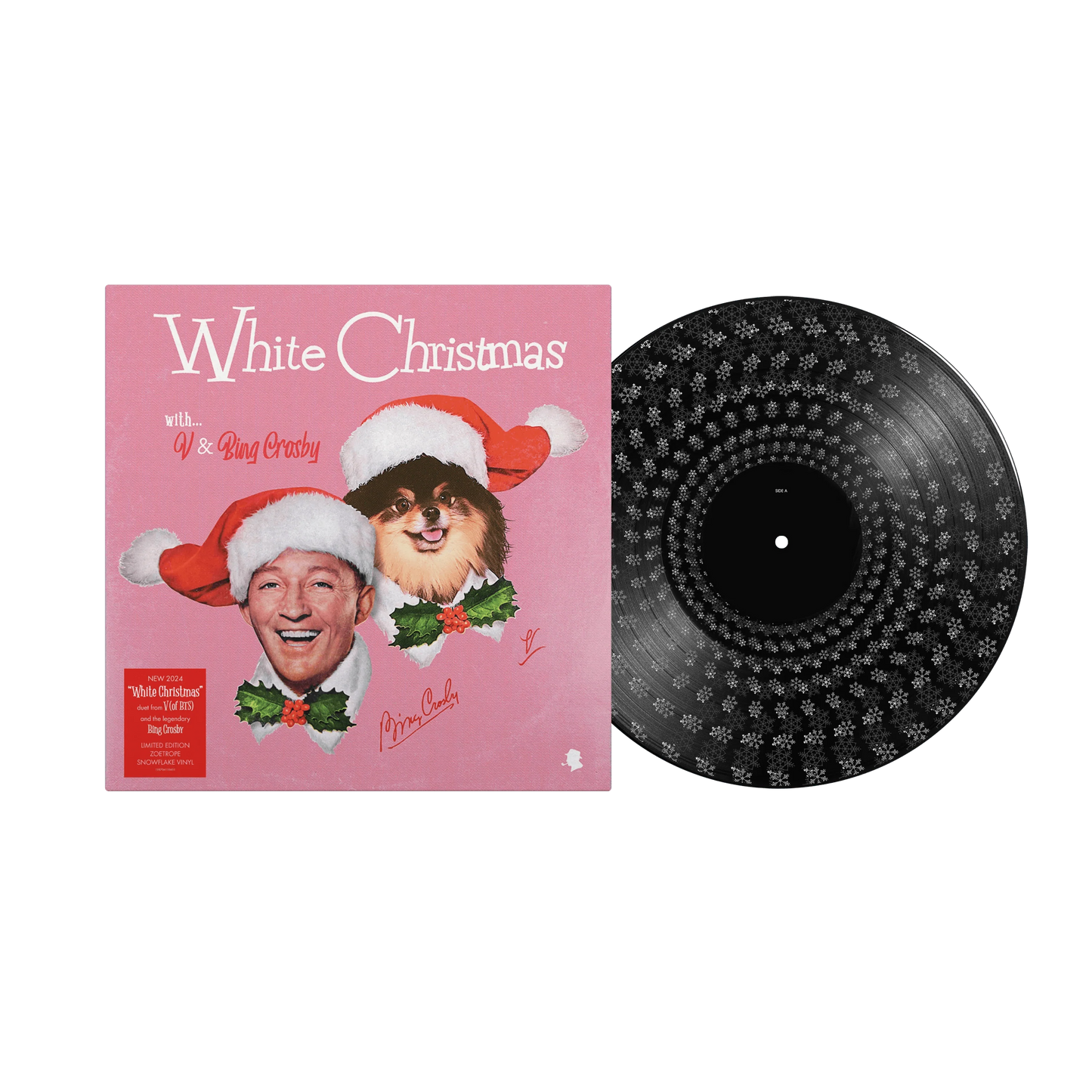 V x Bing Crosby- White Christmas (Zoetrope Picture Disc) - LP