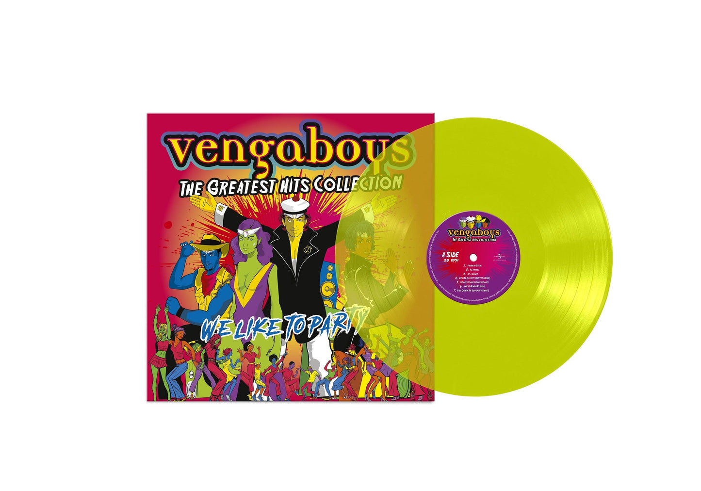 The Vengaboys- We Like To Party: The Greatest Hits Collection [Transparent Lime Green LP] - LP