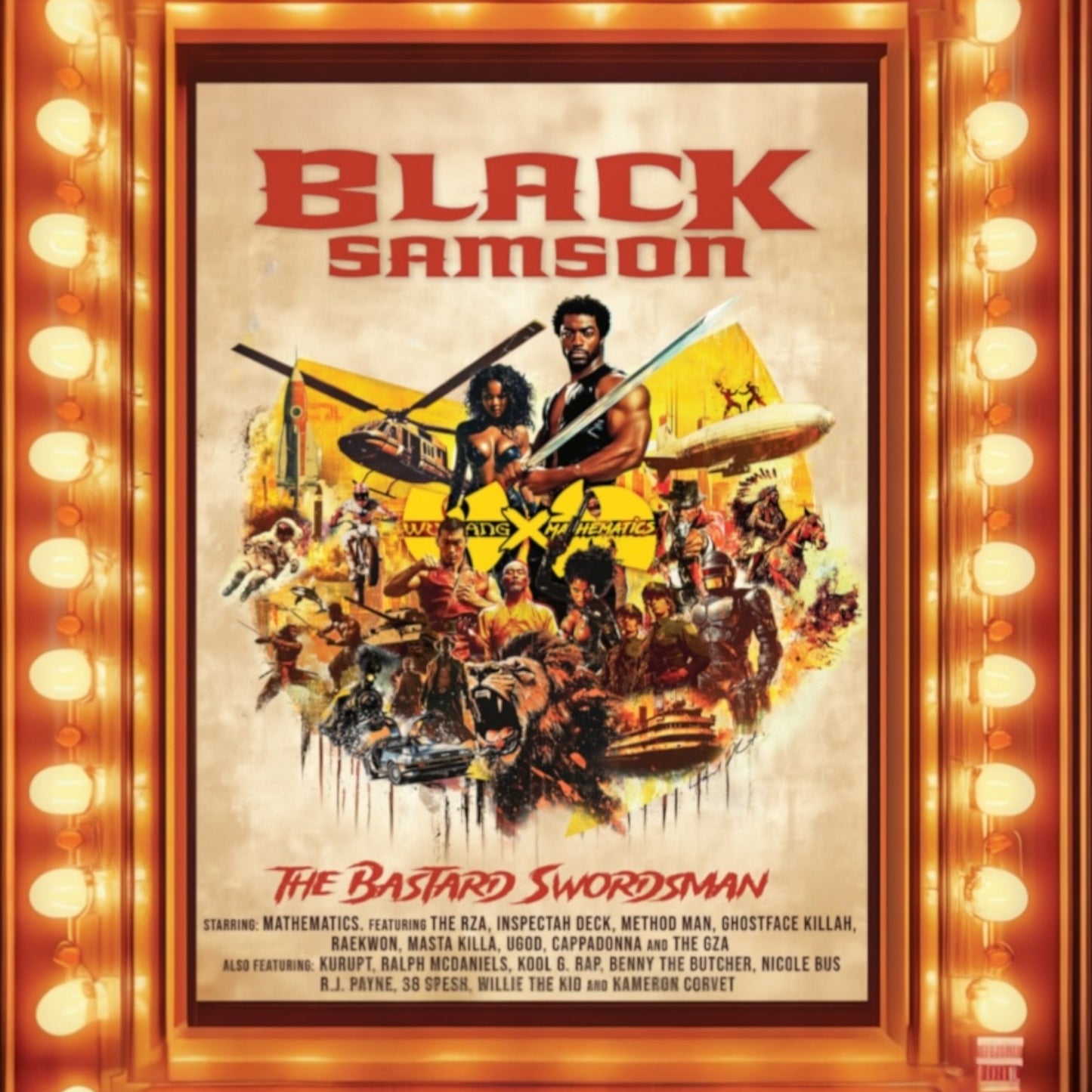 Wu-Tang and Mathematics- Black Samson, The Bastard Swordsman: Wu-Tang, The Saga Continues Collection [180g LP] - LP