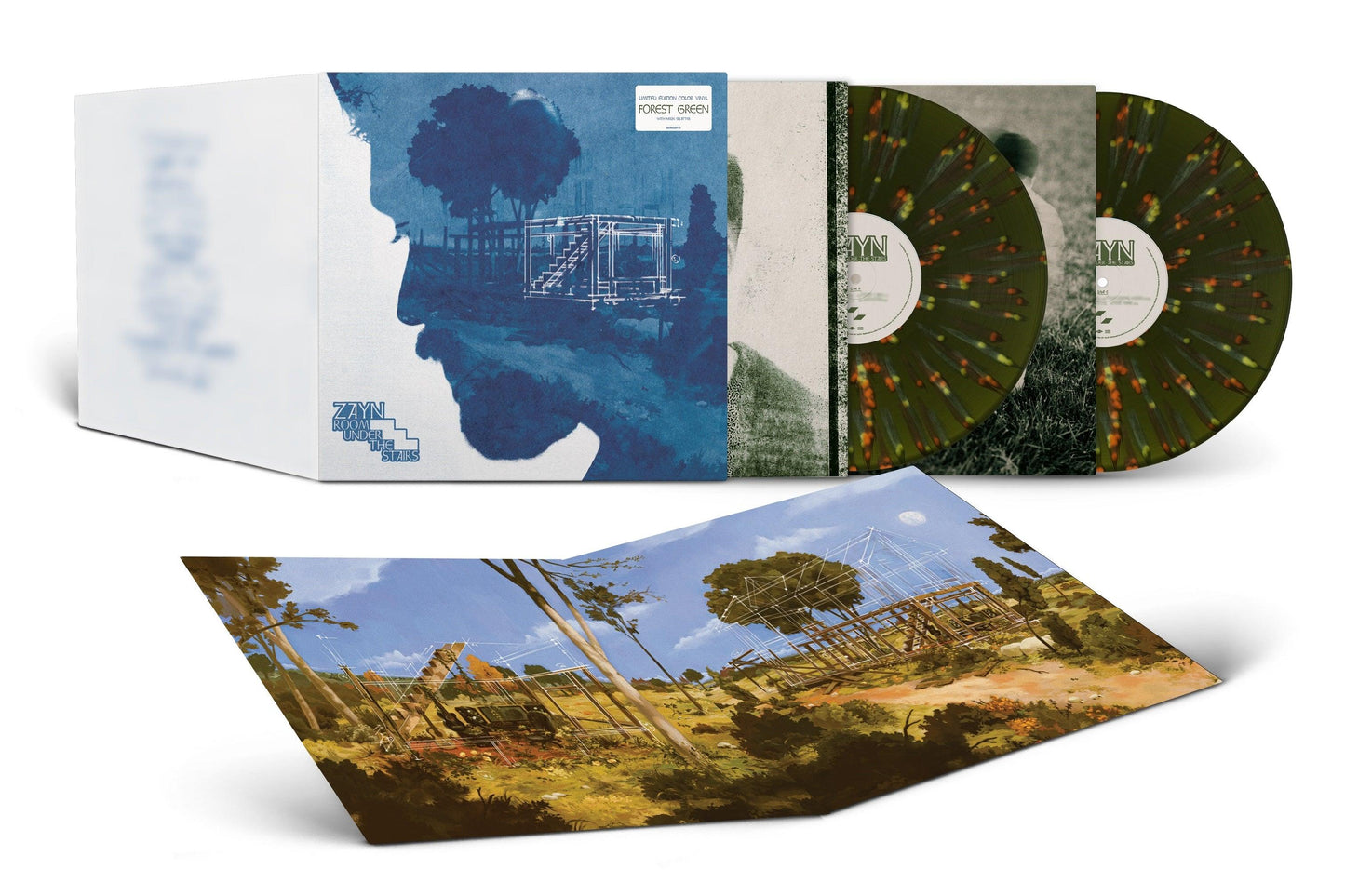 Zayn- ROOM UNDER THE STAIRS [Forest Green/Neon Splatter 2 LP] - LP