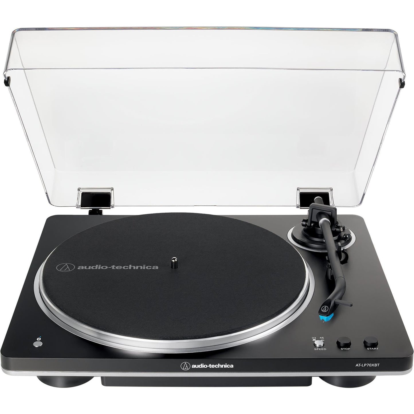 Refurbed Audio-Technica LP70XBT Fully Automatic Bluetooth Turntable (Black/Silver)