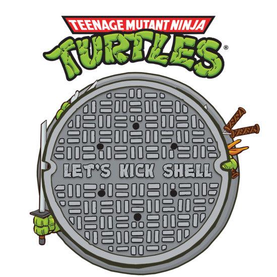 Teenage Mutant Ninja Turtles Let's Kick Shell! (Black Ice w/ Neon Green Splatter Vinyl) - LP