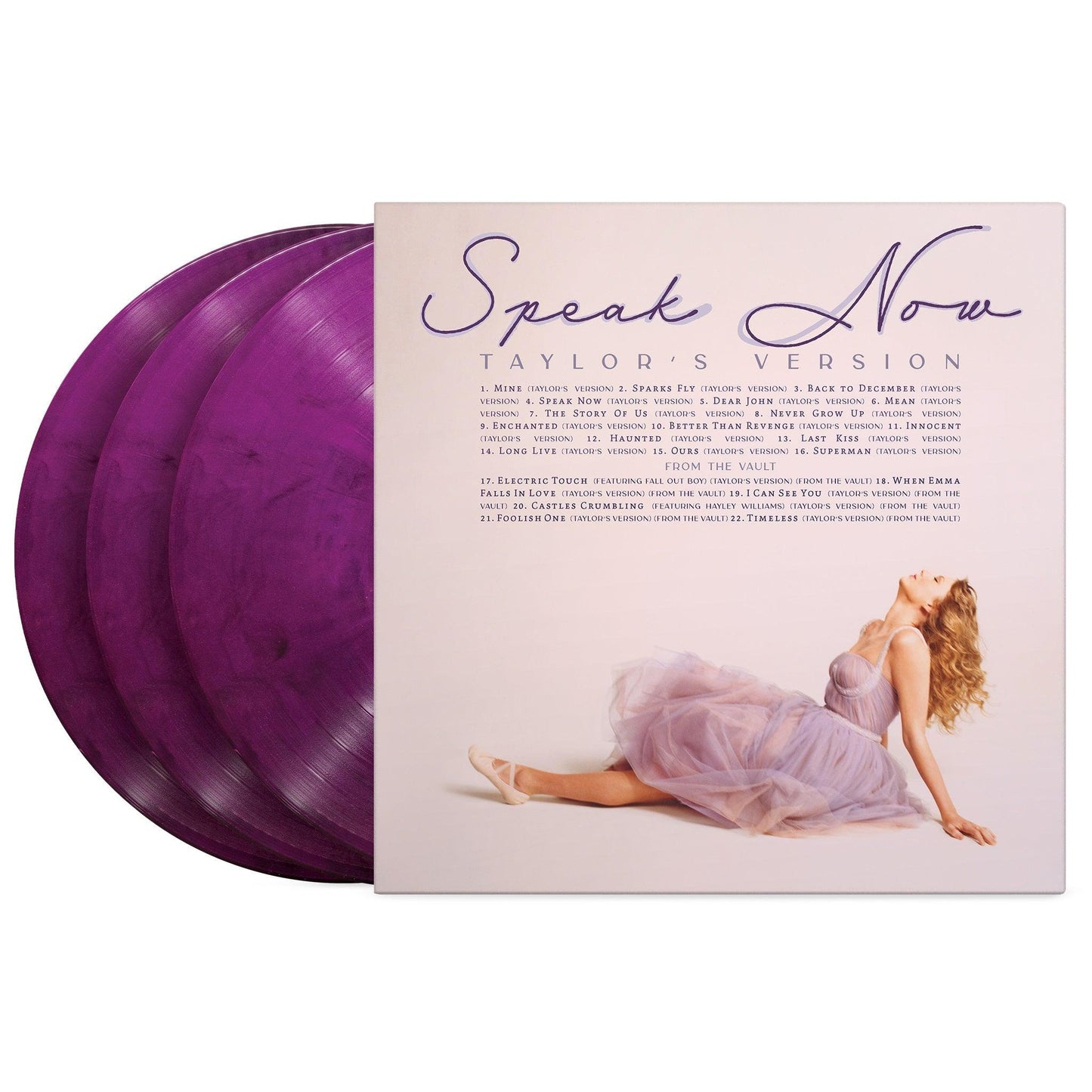 Taylor Swift- Speak Now (Taylor's Version) (Orchid Marbled 3LP) - LP
