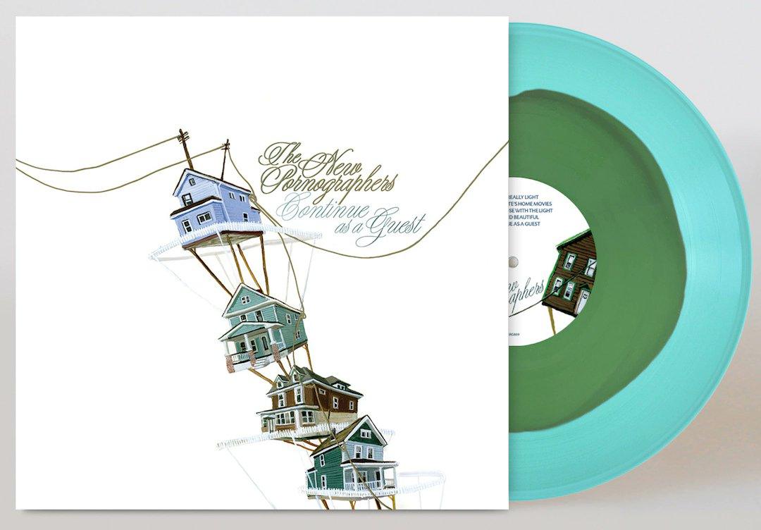 New Pornographers- Continue As A Guest (Indie Exclusive Blue & Green Vinyl) - LP