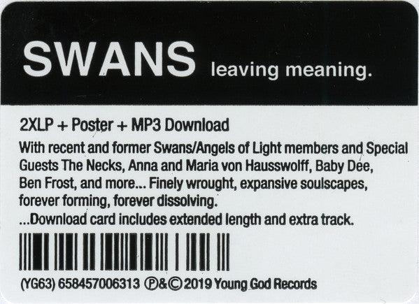 Swans- Leaving Meaning - LP