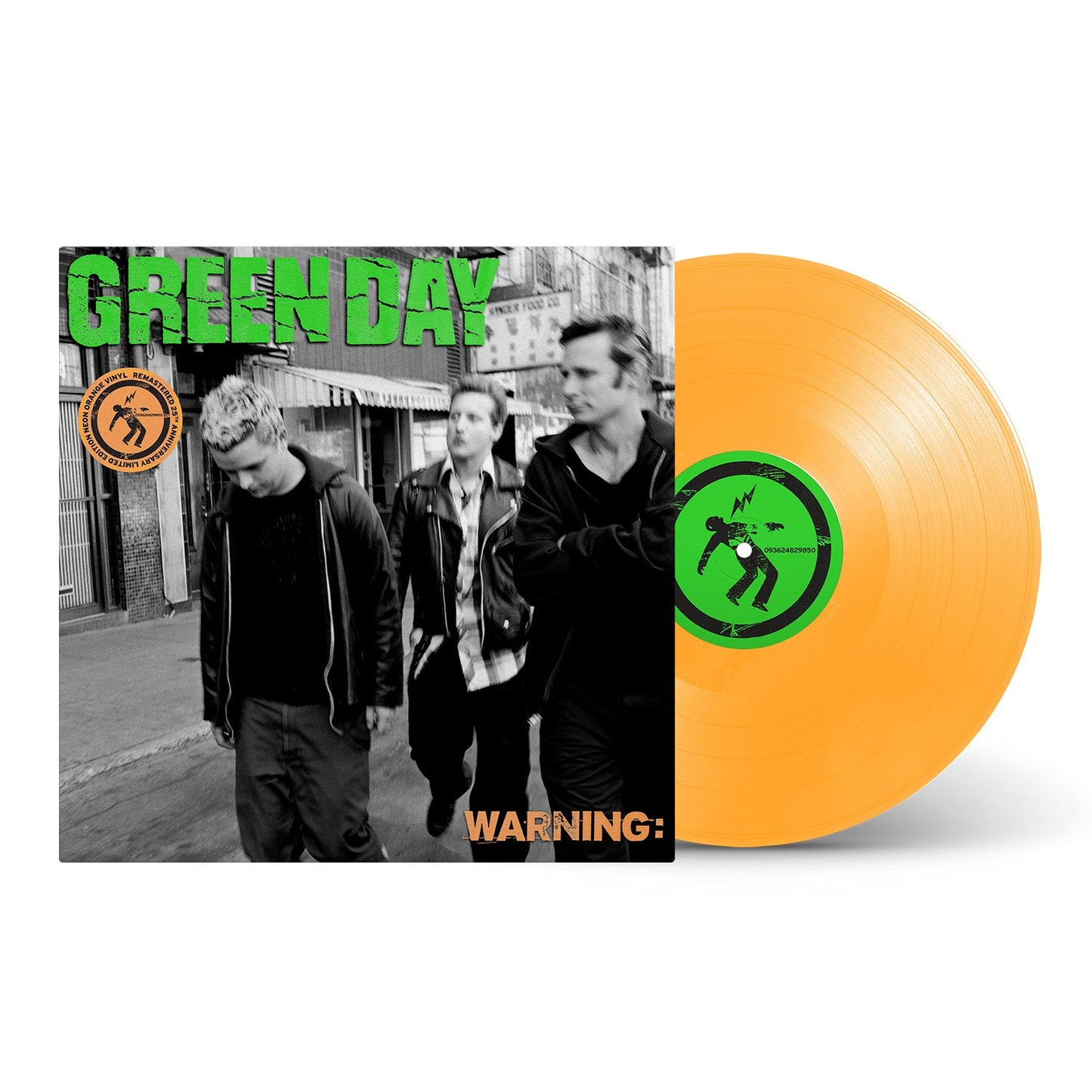 Green Day- Warning (25th Anniversary) (Orange Vinyl) - LP