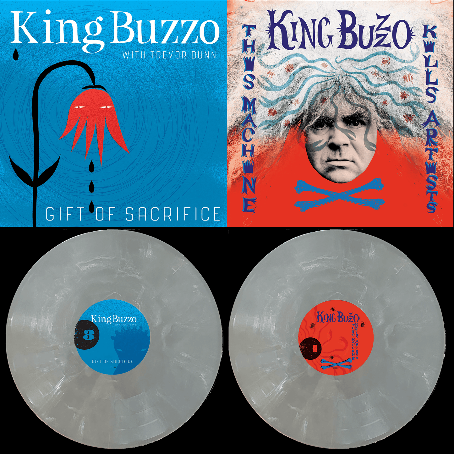 King Buzzo (Melvins)- This Machine Kills Artists & Gift Of Sacrifice (Indie Exclusive Vinyl) - LP
