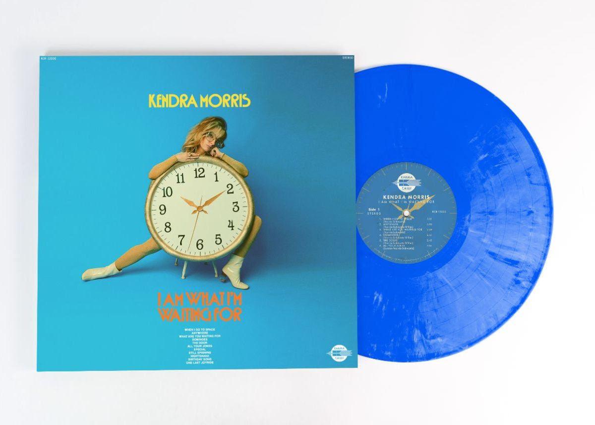 Kendra Morris- I Am What I'm Waiting For (Transparent Blue w/ White Swirl Vinyl) - LP