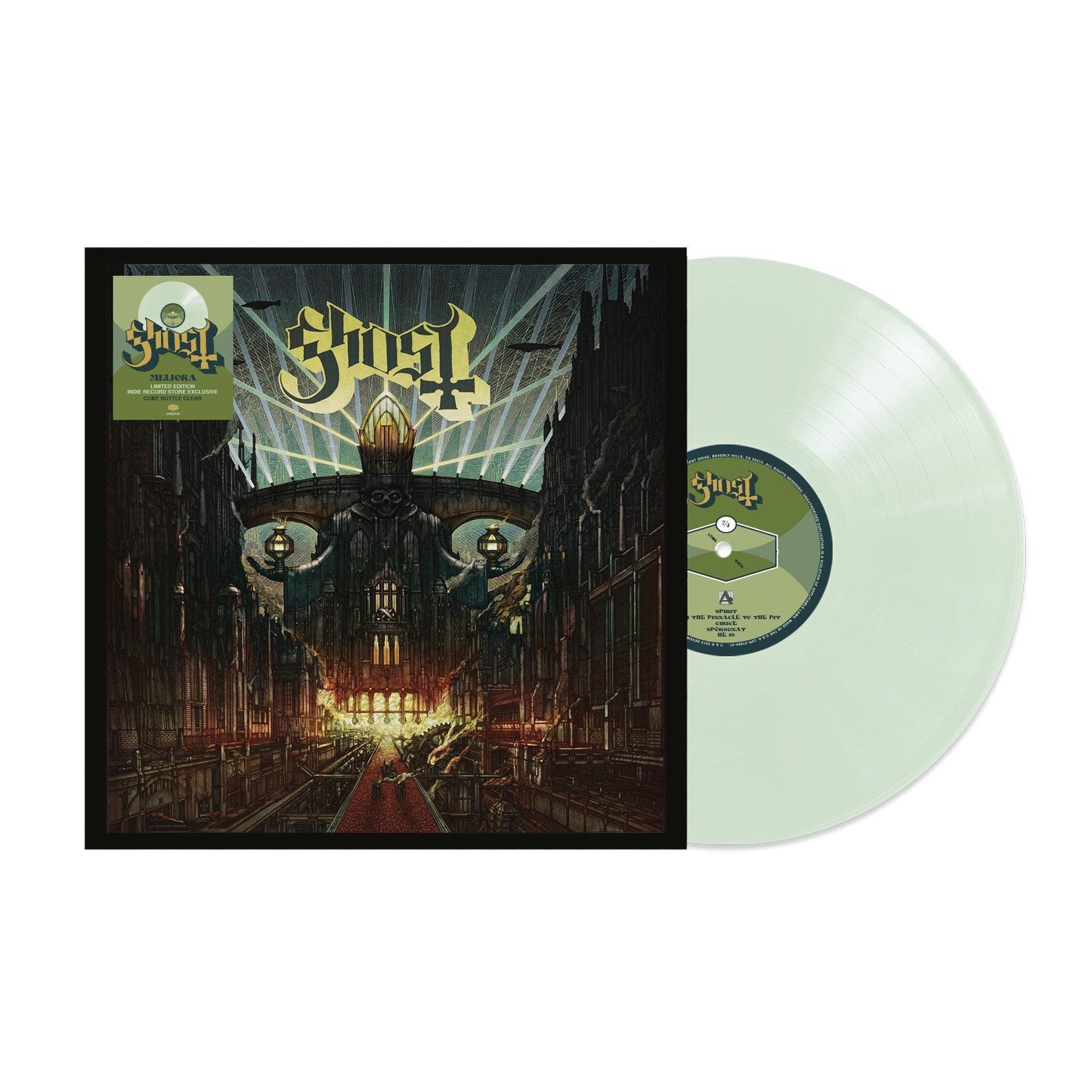Ghost- Meliora (Indie Exclusive Coke Bottle Clear Vinyl) - LP