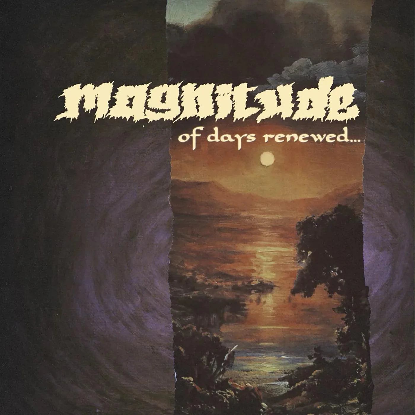 Magnitude- Of Days Renewed... (Clear Purple w/Orange Splatter) - LP