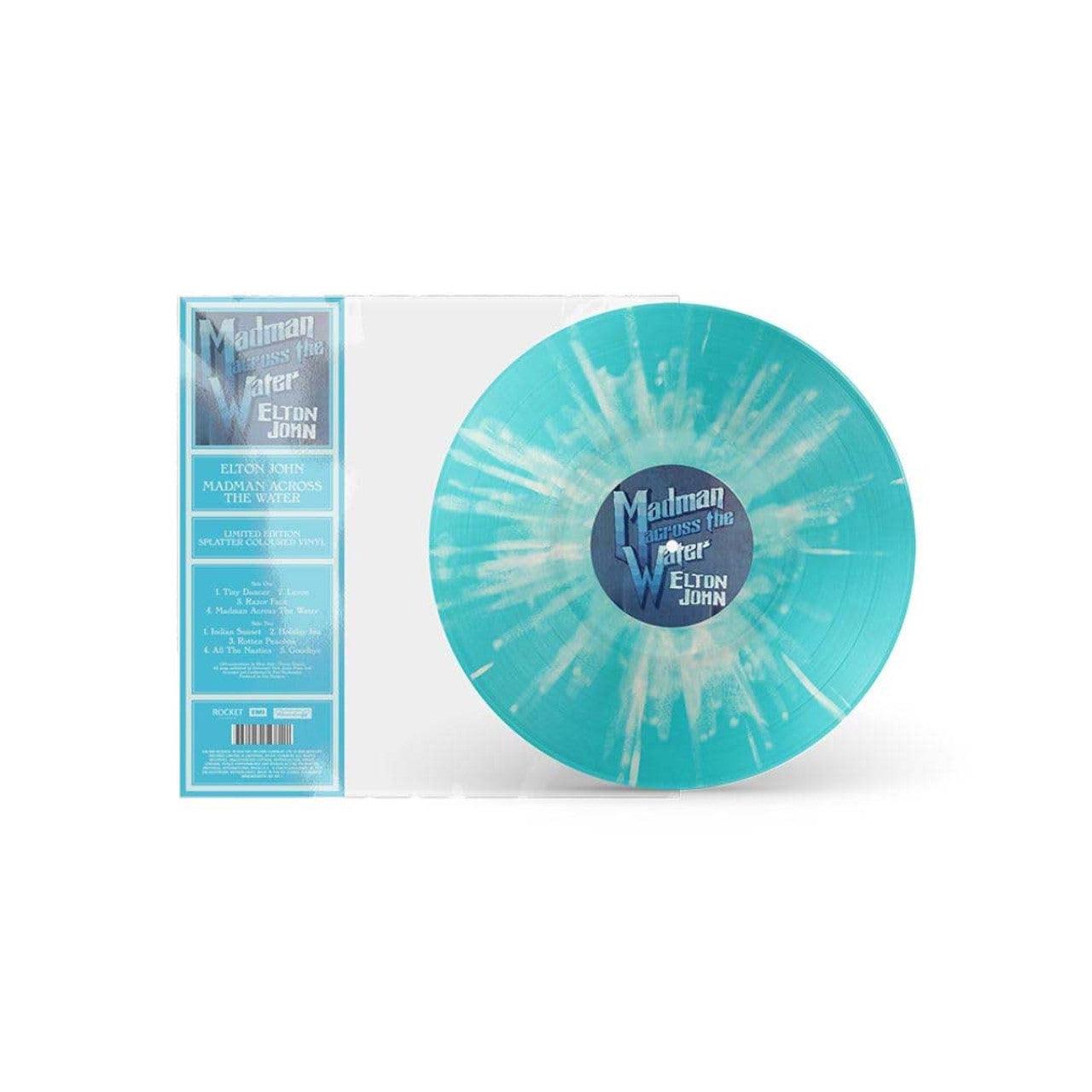 Elton John- Madman Across The Water [Light Blue Splatter 180g LP] - LP