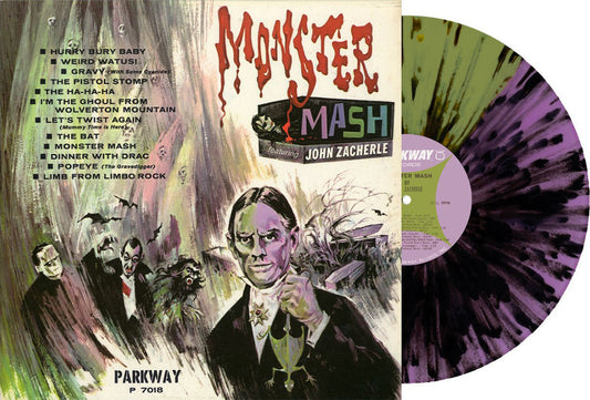 John Zacherle- Monster Mash (RSD Essential  Purple/Green Split w/ Black Splatter Vinyl) - LP