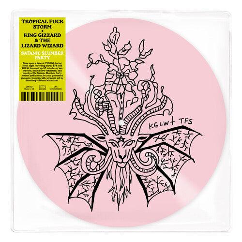 King Gizzard and the Lizard Wizard/Tropical Fuck Storm- Satanic Slumber Party EP (Ltd Pink Silkscreened Vinyl) - LP