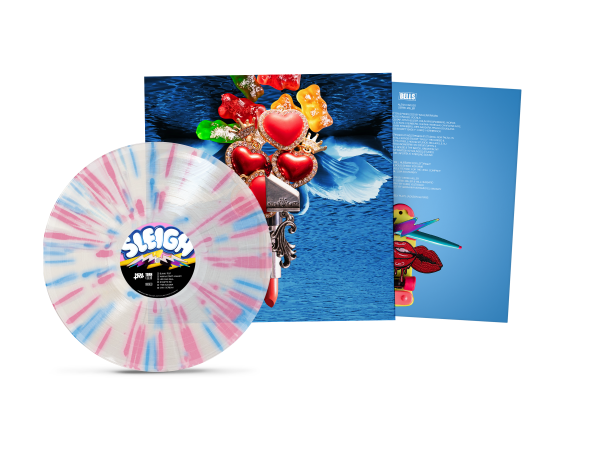 Sleigh Bells- Bunky Becky Birthday Boy (Clear with Pink & Blue Splatter Vinyl) - LP