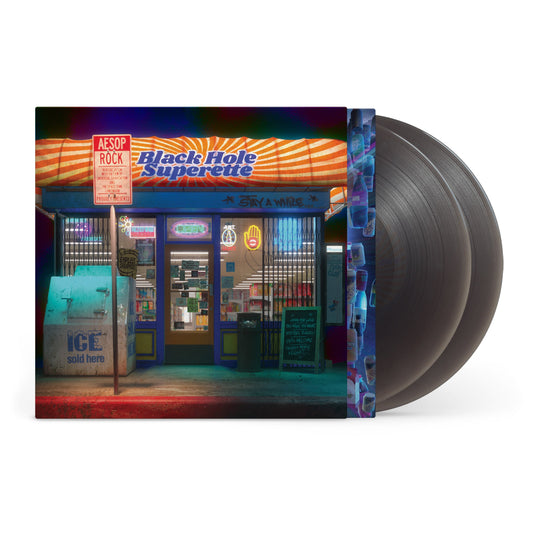 Aesop Rock- Black Hole Superette (Black Ice 2LP & Rainbow Foil Jacket) - LP