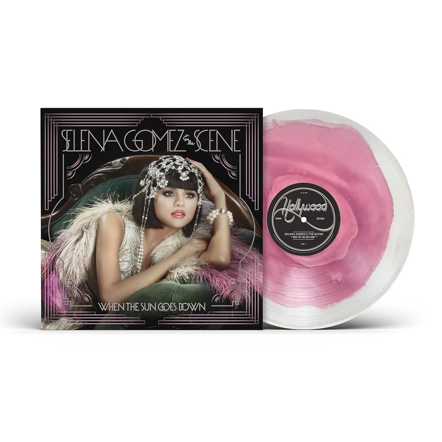 Selena Gomez & The Scene- When The Sun Goes Down (White/Lavender Swirl Vinyl) - LP