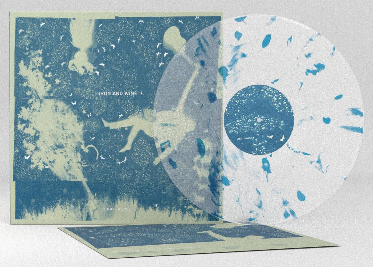 Iron & Wine- Light Verse (Clear w/ Blue Swirl Vinyl) (Loser Ed) - LP