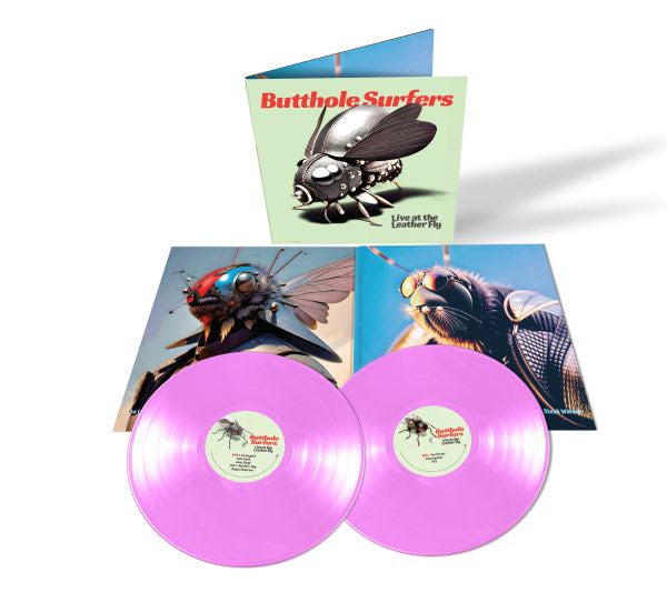 Butthole Surfers- Live at the Leather Fly (Pink Opaque Vinyl) - LP