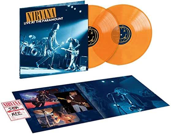 Nirvana- Live At The Paramount (Transparent Orange Vinyl) - LP